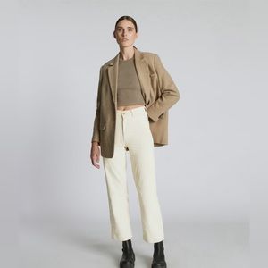 NWT Everlane Corduroy Wide Leg Pant in Canvas Color